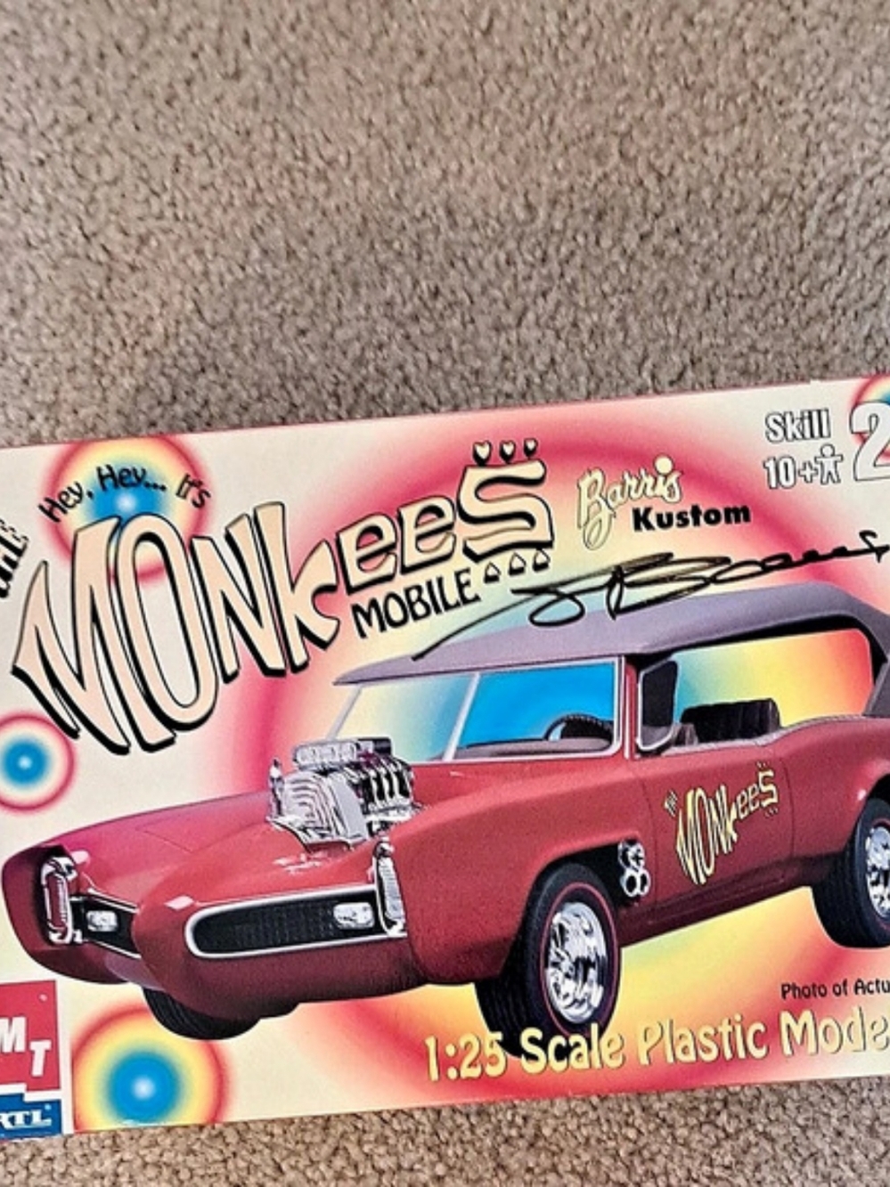 AMT The Monkees Mobile 1:25 Scale Model Kit NWT